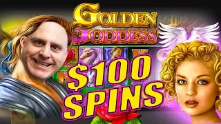 $100 SPINS Pay Out JACKPOT AFTER JACKPOT 💥Golden Goddess Slots | The Big Jackpot | The Big Jackpot