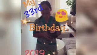 My 33rd birthday...last sept.23,2019 (thank you nayfeh family)💞💞💞