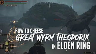 How to Cheese Great Wyrm Theodorix at Consecrated Snowfield in Elden Ring (Easy Kill)