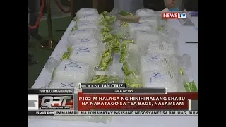 QRT: P102-M halaga ng hinihinalang shabu na nakatago sa tea bags, nasamsam