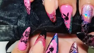 Playboy nails
