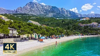 Bratus Croatia 🇭🇷 4K Makarska Riviera Walking Tour 2023