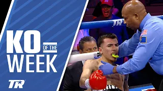 The Destructive Knockout by Emiliano Vargas Sending Martinez To The Dirt | KO OF THE WEEK