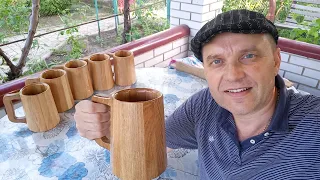 Oak Beer Mug DIY | How to make a wooden beer mug | Medieval Wooden Beer mug