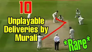 Top 10 Magical Deliveries by Muttiah Muralitharan in His Carrer |  Must Watch