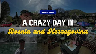 Getting bullied by a dog in Bosnia and Herzegovina | Travel Vlog #4 | 🇧🇦