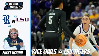 Rice Owls vs. LSU Tigers | Full Game Highlights | NCAA Tournament Reaction