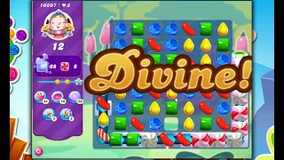 Candy Crush Saga Level 10807 - 3 Stars, 24 Moves Completed, No Boosters