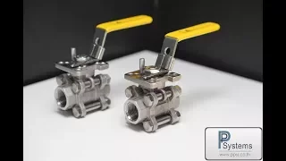 Demonstration V-Port/Liner Slot Ball Valve VS Regular Ball Valve by PP Systems