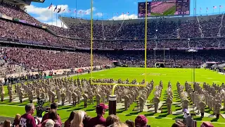 Fightin’ Texas Aggie Band halftime drill vs Mississippi state 2019