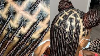 HOW TO CREATE PERFECT PARTS FOR KNOTLESS BRAIDS (BEGINNER FRIENDLY) TUTORIAL