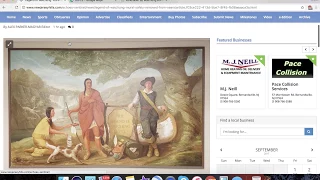 The Legend Of Watchung Mural Saved From Sears & Roebuck in Watchung, NJ