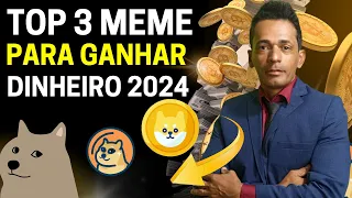 3 TOP MEME COIN PARA GANHAR MUITO DINHEIRO FICAR MILIONÁRIO