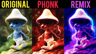 Smurf Cat Original vs Phonk vs Remix Version