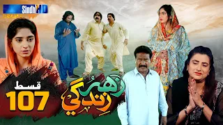 Zahar Zindagi - Ep 107 | Sindh TV Soap Serial | SindhTVHD Drama