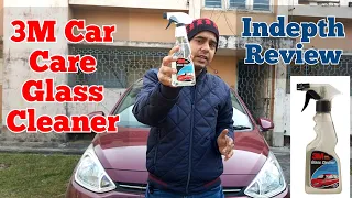 [HINDI] 3M Car care Glass Cleaner Indepth Review and How to Use.