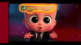 THE Boss baby - ed sheeran - shape of you (Music Video)  dinusha nuwantha