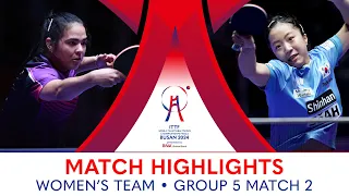 Shin Yubin (KOR) vs Adriana Diaz (PUR) | WT G5 - Match 2 | #ITTFWorlds2024