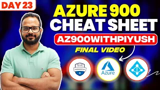 AZ900 Cheat Sheet - Day 23 Final | Azure Fundamentals | Microsoft Azure🔥