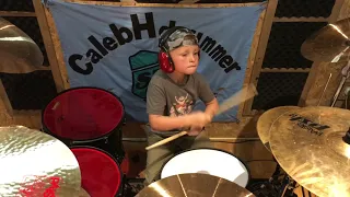 Rush - Tom Sawyer - Drum Cover - Caleb H ~ Age 6