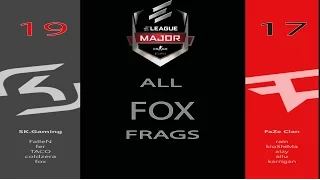 ELEGUE MAJOR DAY 2 -SK VS FAZE MIRAGE FOX FRAGS ONLY