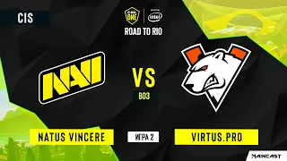 Natus Vincere vs Virtus.pro [Map 2, Train] BO3 | ESL One: Road to Rio
