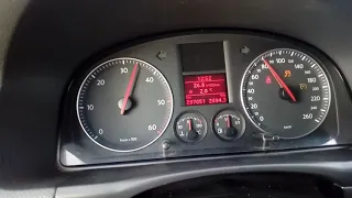 Touran 1.9 TDI 105 acceleration