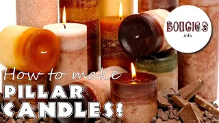 How to make PILLAR candles? Candle making made easy | HowtomakeCandles.info