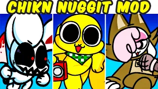 FNF VS Chikn Nuggit Tiktok FULL WEEK + Animation (Iscream) | FNF MOD | Friday Night Funkin
