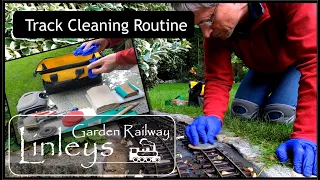 How to clean a Garden Railway Track • Leaves on the Line ¦ G Scale Model Railway