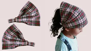DIY Bandana Headband for Kids | Head Wrap | 10 Minutes Sewing Project to Sew & Sell or for Gifting