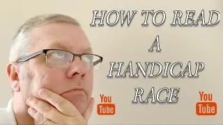 How to read a handicap race