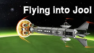 Flying a Space Station through a GAS GIANT! - KSP