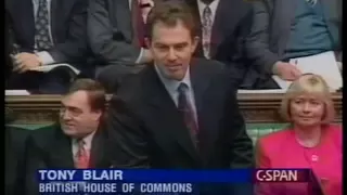 Tony Blair's First PMQs as Opposition Leader