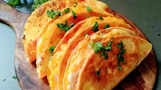 Crispy Potato quesadilla | Cheese Potato Tacos | Mashed Potato Quesadilla