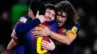 Barcelona - Osasuna  (5-1) All Goals & Highlights 27.01.2013 Lionel Messi Show