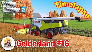 Harvesting Soybeans & Selling milk - Gelderland #16 - Timelapse - Farming Simulator 22