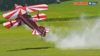 GIANT SCALE Pitts S1S Biplane: THICK SMOKE ! (Pilot: Rainer Kamitz)