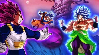 Broly MUI vs Goku and Vegeta Ego and Ultra Instinto - Subtitle English