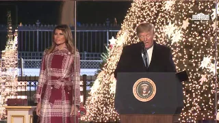 President Trump delivers remarks at National Christmas Tree Lighting Ceremony (5 Dec. 19)