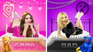 Bom vs Ruim: Decoração e Transformação do Quarto | MENINA SOFT vs E-GIRL POPULAR por X-Challenge