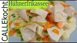 Fast Chicken fricassee. Tasty and easy. My recipe