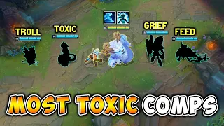 WE PLAYED THE MOST TOXIC COMPS FOR 2 HOURS STRAIGHT (TROLLING MOVIE)