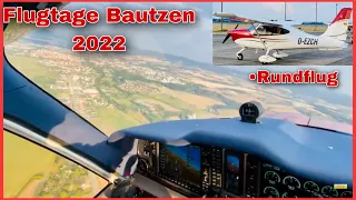 🔴 SIGHTSEEING FLIGHT🛩•Rundflug‼️Tecnam Aircraft P2010 #flugtageBautzen2022 #rundflug