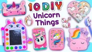 10 UNICORN THINGS - Unicorn School Supplies - Fidget Crafts and more…