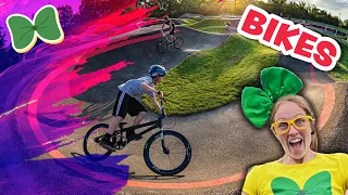 Ride A Bike 🚲 | Bike Tricks and The Bike Song For Kids | Brecky Breck Adventures For Kids