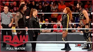 Roman Reigns & Ronda Rousey vs. Becky Lynch & Seth Rollins: Raw, Nov. 8, 2019