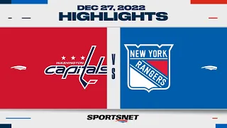 NHL Highlights | Capitals vs. Rangers - December 27, 2022
