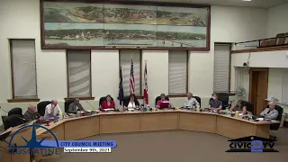 September 9th, 2021 In-Depth City Council Meeting