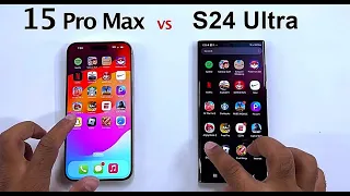S24 Ultra VS iPhone 15 Pro Max - Speed Test